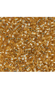 Miyuki delica beads 10/0 - Silver lined gold DBM-42
